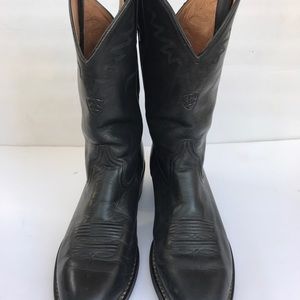 Ariat Mens Western Cowboy Boot Leather Black Sz 9D